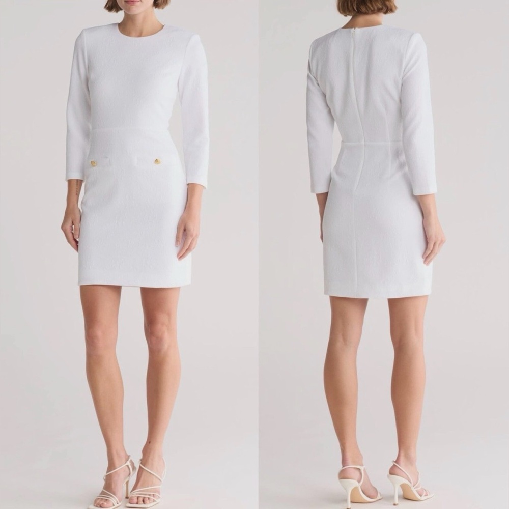 VERONICA BEARD Channing cloqué Dress Sz 4 - Picture 4 of 7